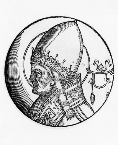 Porträt von Bonifatius IV. von Unbekannt Unbekannt