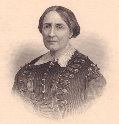 Porträt von Teresa Christina von Bourbon-Zwei Sizilien, Kaiserin von Brasilien (1822-1889), Stich von William Wellstood (1819-1900), um 1870 von Unbekannt Unbekannt