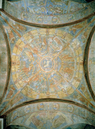 Szenen aus dem Leben Jesu, Fresko des Kreuzgewölbes, Braunschweiger Dom, Deutschland von Unbekannt Unbekannt
