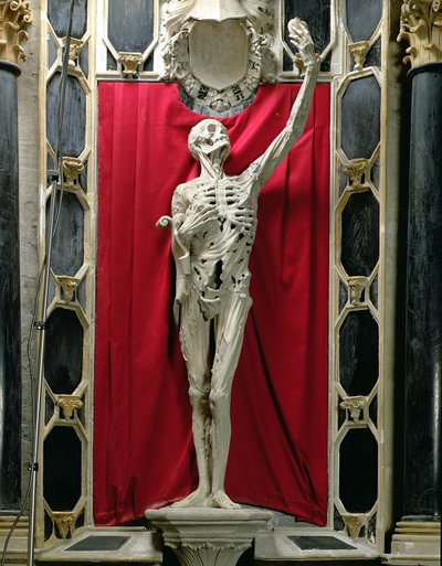 Gehäutet, oder Das Skelett, das Grab von René de Chalon, Prinz von Oranien, ca. 1544 von Ligier Richier