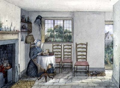Mrs. Hancocks Cottage, eines der Armenhäuser in Anyhoe von Lili Cartwright