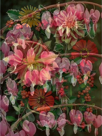 Hängende Frühlingscollage, 2017 von linda arthurs