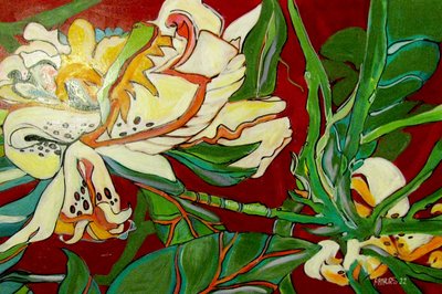Weiße Blume, 2016 von linda arthurs