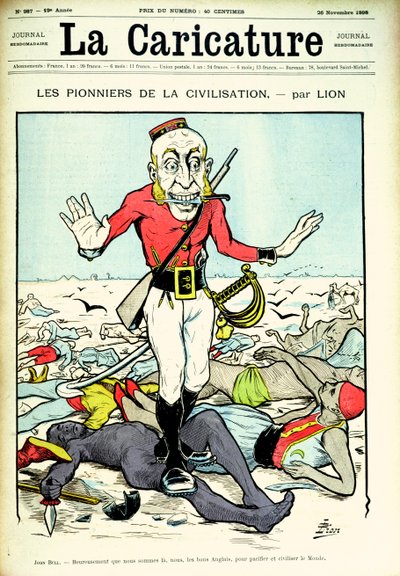 Pioniere der Zivilisation, John Bull bringt Frieden und Zivilisation in die Welt, Titelbild der Zeitschrift 