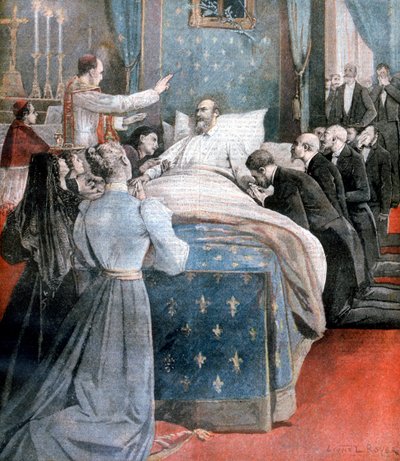 Der Tod des Comte de Paris, England, 1894 von Lionel Noel Royer