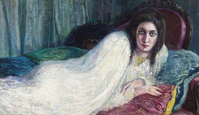 Mädchen auf dem Sofa von Lionne