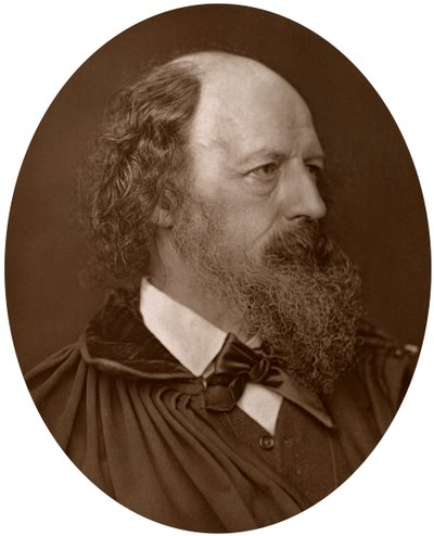 Alfred Tennyson, DCL, FRS, englischer Poet Laureate, 1883 von Lock and Whitfield