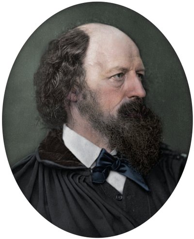 Alfred Tennyson, DCL, FRS, englischer Poet Laureate, 1883 von Lock and Whitfield