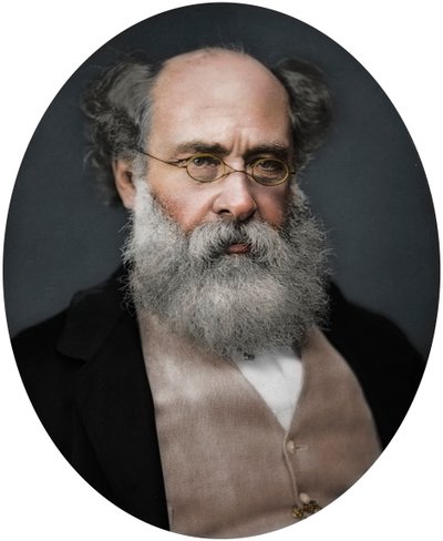Anthony Trollope, Schriftsteller, 1878 von Lock and Whitfield