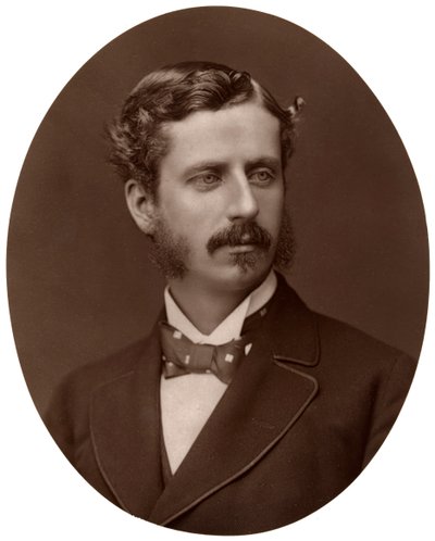 Lord George Hamilton, MP, Unterstaatssekretär für Indien, 1876 von Lock and Whitfield