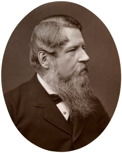 Der ehrenwerte Sir Stafford Henry Northcote, Bart, MP, Schatzkanzler, 1877 von Lock and Whitfield