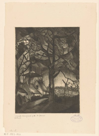 Bauernhof von Lodewijk Schelfhout (signed by artist)