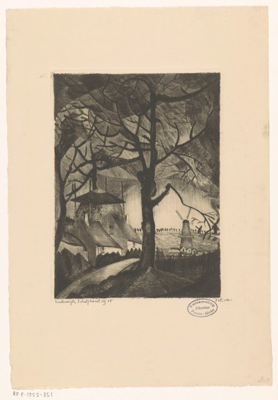 Bauernhof von Lodewijk Schelfhout (signed by artist)