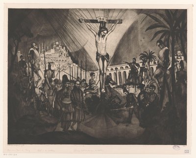 Golgotha II von Lodewijk Schelfhout (signed by artist)