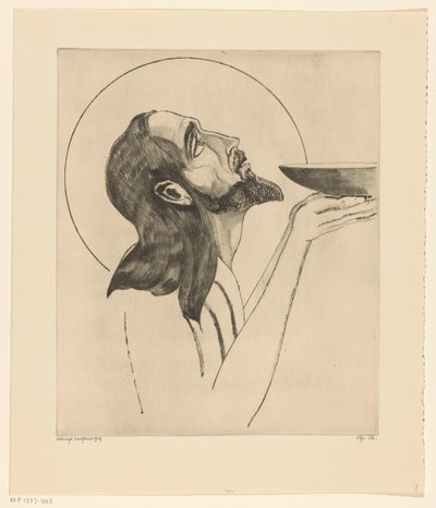 Johannes der Täufer von Lodewijk Schelfhout (signed by artist)