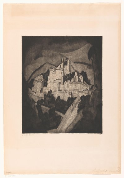 Les Angles I von Lodewijk Schelfhout (signed by artist)