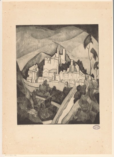 Les Angles I von Lodewijk Schelfhout (signed by artist)