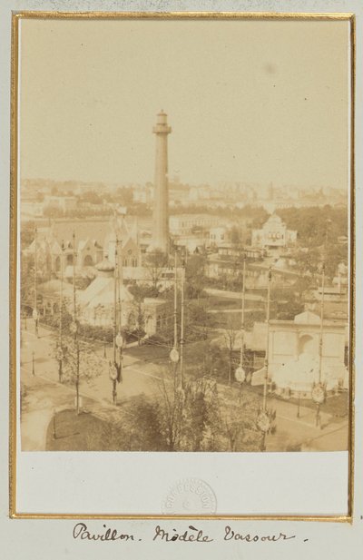 Der französische Park, vom englischen Leuchtturm aus gesehen von Léon and Lévy