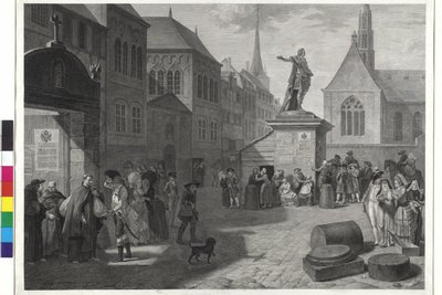 Schließung des Klosters in den k. k. österreichischen Erblanden durch Kaiser Joseph II von Léonard Defrance