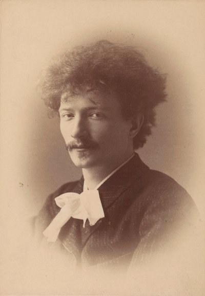 Porträt des Komponisten Ignacy Jan Paderewski 1860-1941, 1890 von London . Photo studio Elliott and
