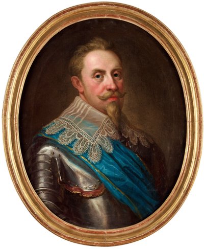 Porträt von Gustav II. Adolf von Schweden (der Große oder der Löwe des Nordens) von Lorens the Younger Pasch