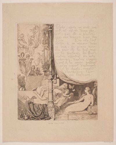 Illustration Nr. 5 zu "L`Amour et Psyché" von Lorenz Frølich