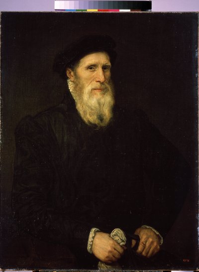 Porträt eines alten Mannes von Lorenzo (attr. to) Lotto