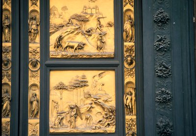 Die Tore des Paradieses, Baptisterium, Florenz, Italien, 1425-1452 von Lorenzo Ghiberti