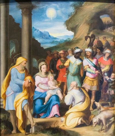 Die Anbetung der Heiligen Drei Könige von Lorenzo Sabbatini