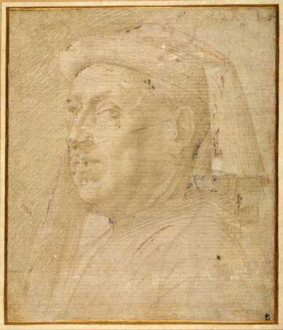 Büste eines Mannes mit Chaperon von Lorenzo di Credi