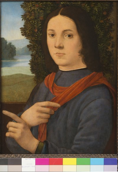 Porträt eines jungen Mannes von Lorenzo di Credi