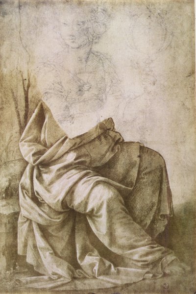 Studie einer Figur, die die Astronomie darstellt von Lorenzo di Credi