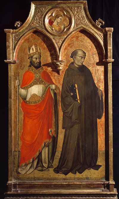 Der heilige Nikolaus von Bari und der heilige Franziskus von Assisi von Lorenzo di Niccolo Gerini