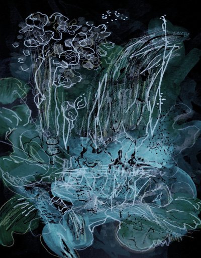 Ätherischer Wassergarten von Lori Ann Folz