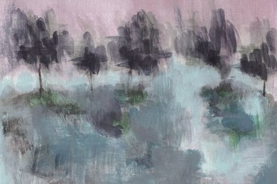 Nebelige Waldabstraktion von Lori Ann Folz