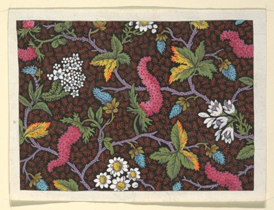 Florales Design für bedruckte Textilien von Louis Albert DuBois