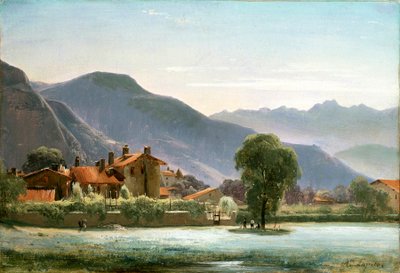 Dorf in den Ausläufern von Louis Auguste Lapito