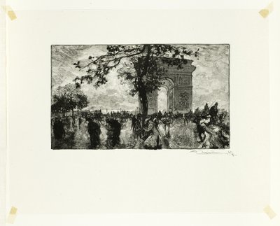 Rückkehr aus dem Wald, Place de l