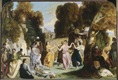 Tanz der Musen von Louis Boulanger