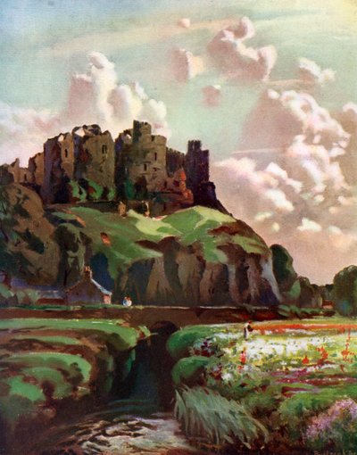 Harlech Castle, Merionethshire, Wales, 1924-1926 von Louis Burleigh Bruhl