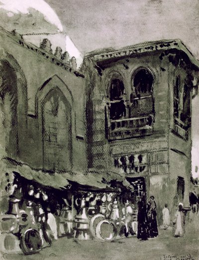 Kupferhändler, Kairo, Ägypten, 1928 von Louis Cabanes