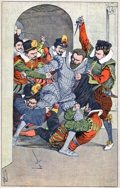 Mord an Henri I., Herzog von Guise, in Blois im Jahr 1588 von Louis Charles Bombled