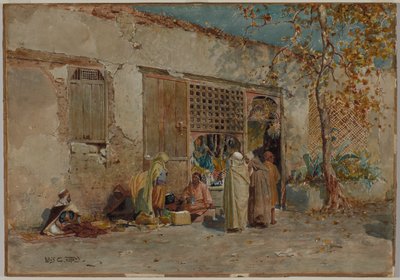 Marokkanische Szene, um 1871 von Louis Comfort Tiffany