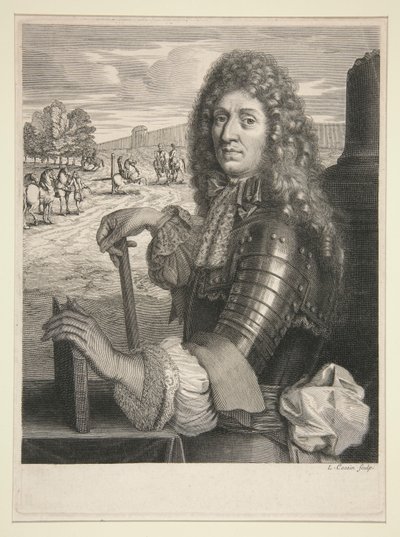 Porträt eines Edelmanns in Rüstung von Louis Cossin
