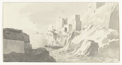 Ansicht von Polignano (Voyage en Italie, en Sicile et à Malte - 1778) von Louis Ducros