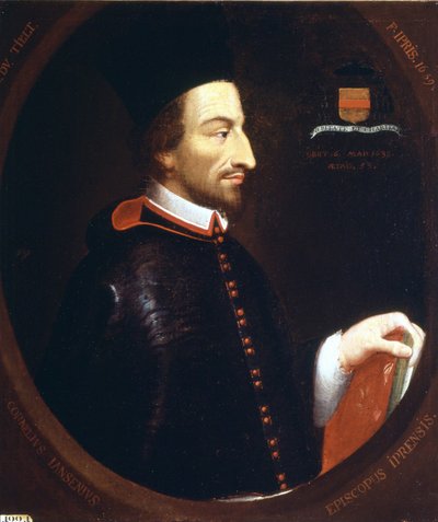 Porträt von Jansenius von F. Ipris 1659 von Louis Dutielt