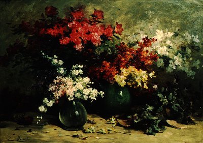 Stillleben mit Frühlingsblumen von Louis Emile Minet