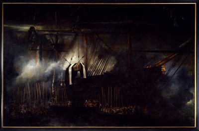 Rückkehr der Asche und Überführung der Überreste von Napoleon I. an Bord der Belle Poule am 15. Oktober von Louis Eugene Gabriel Isabey