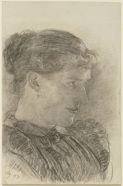 Porträt der Schwester des Künstlers von Louis Eysen