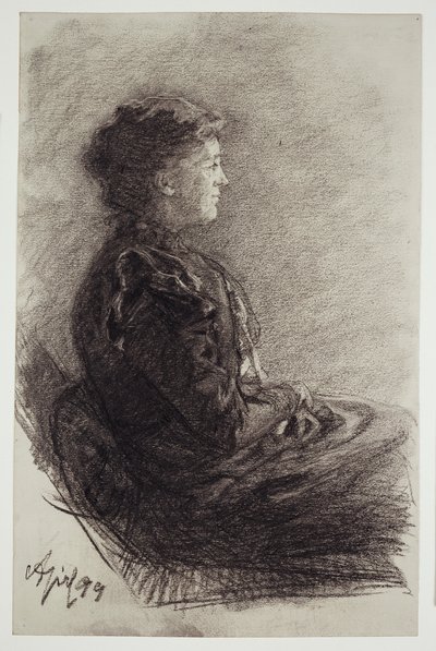 Porträt der Tante Mary Eysen von Louis Eysen